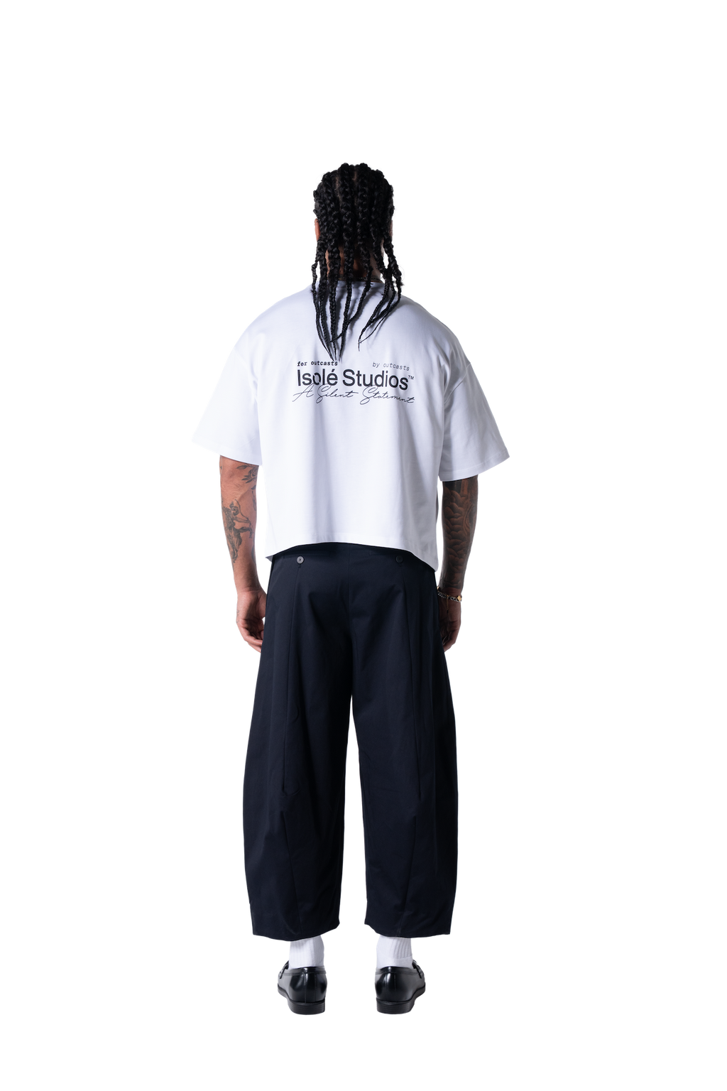 Silent Statement White Cropped Boxy