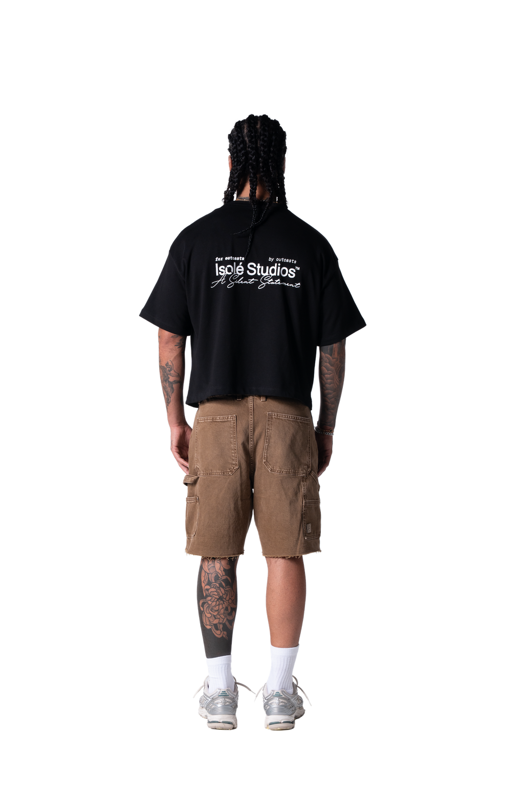 Silent Statement Black Cropped Boxy