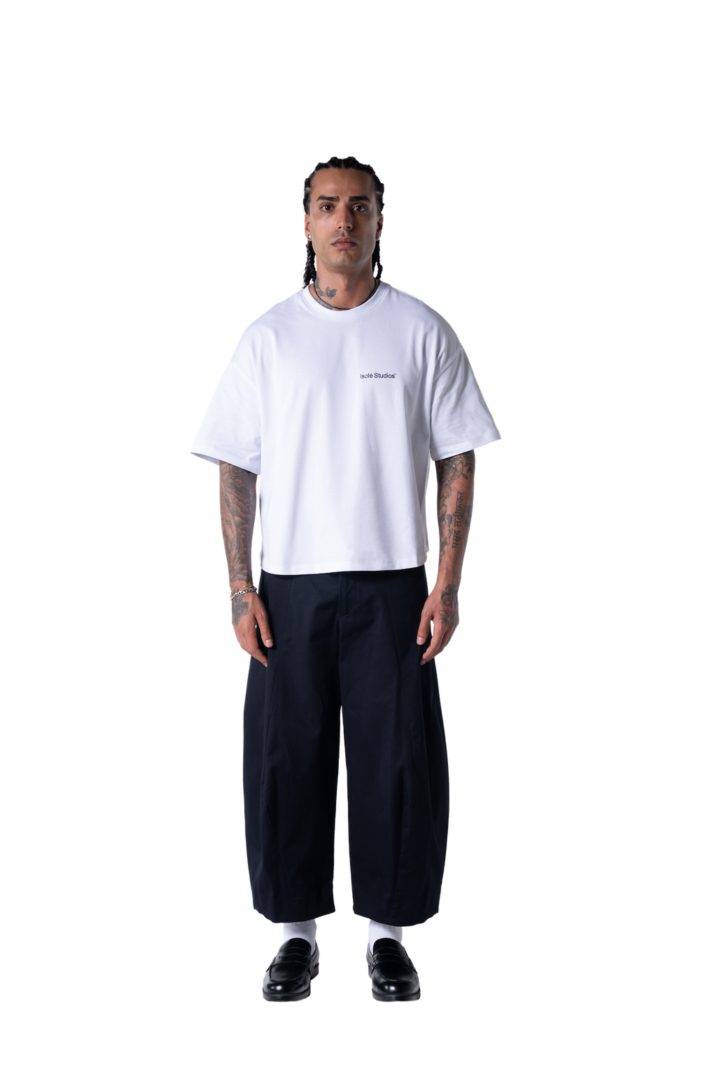 Silent Statement White Cropped Boxy