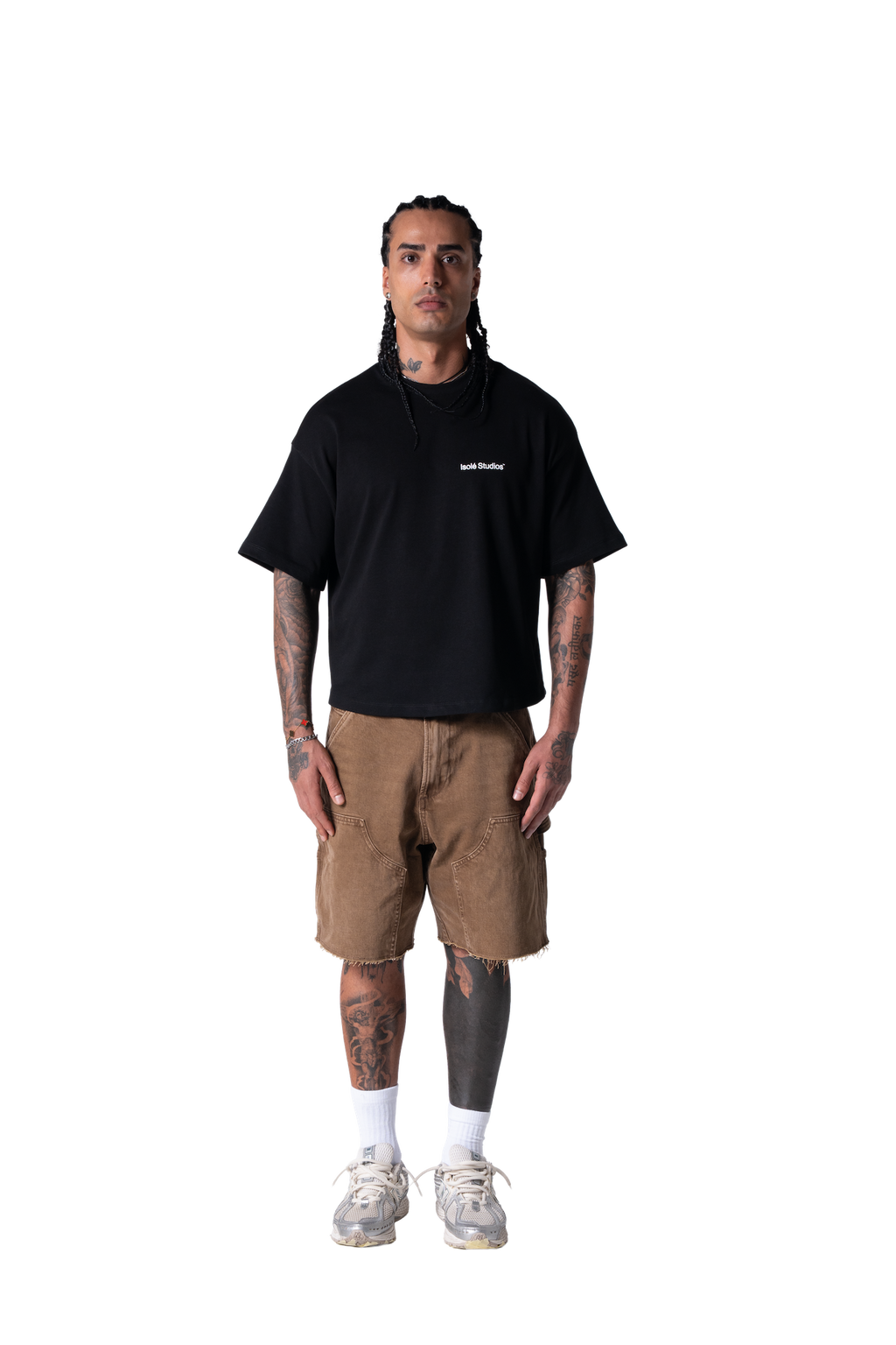 Silent Statement Black Cropped Boxy