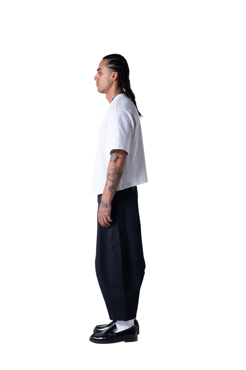 Silent Statement White Cropped Boxy